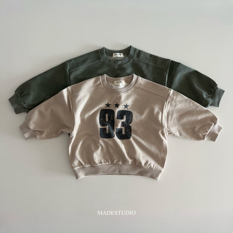 Made Studio - Korean Children Fashion - #Kfashion4kids - 93 Pigment Sweatshirts