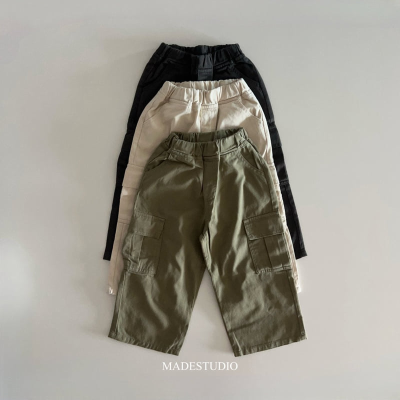 Made Studio - Korean Children Fashion - #designkidswear - Cotton Cargo Pants