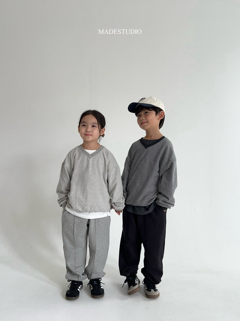 Made Studio - Korean Children Fashion - #discoveringself - Pintuck Jogger Pants - 5