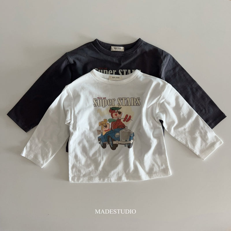 Made Studio - Korean Children Fashion - #fashionkids - Cartoon Tee - 7