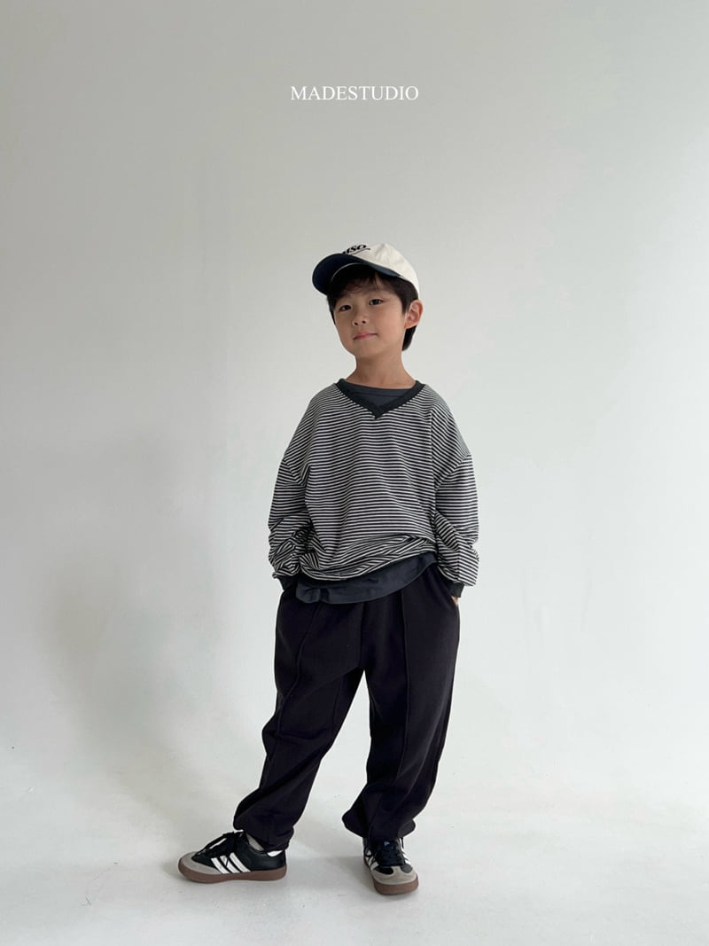 Made Studio - Korean Children Fashion - #fashionkids - Pintuck Jogger Pants - 6