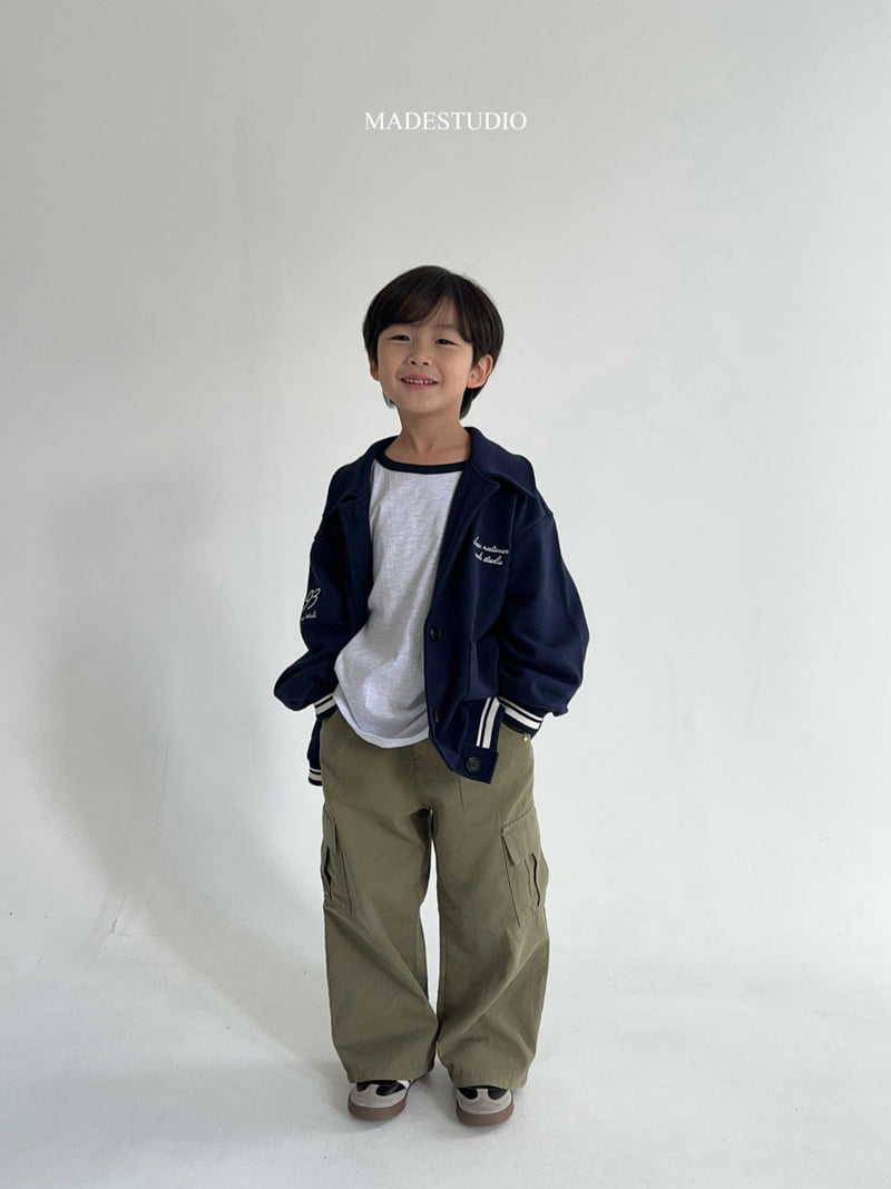 Made Studio - Korean Children Fashion - #fashionkids - Cotton Cargo Pants - 3