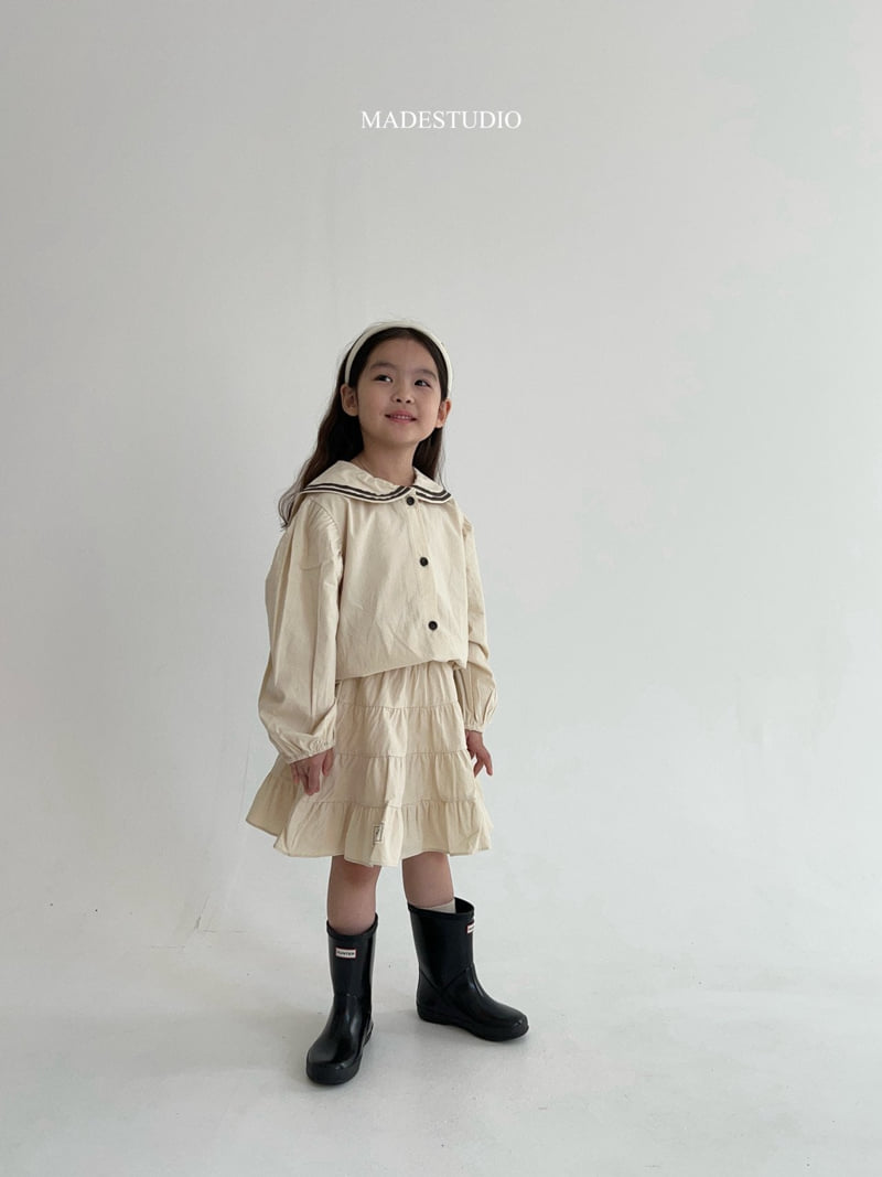 Made Studio - Korean Children Fashion - #fashionkids - Sailor Blouse - 2