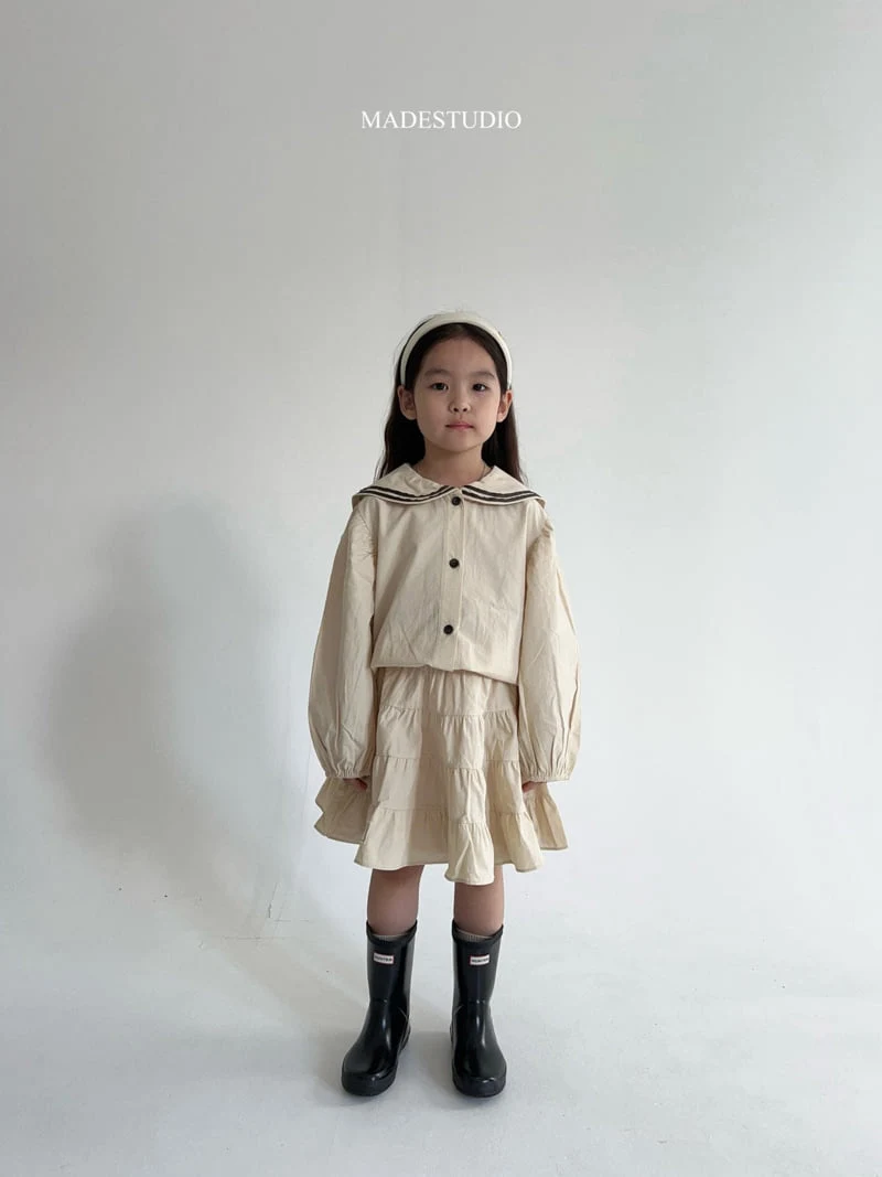 Made Studio - Korean Children Fashion - #kidsshorts - Sailor Blouse - 3