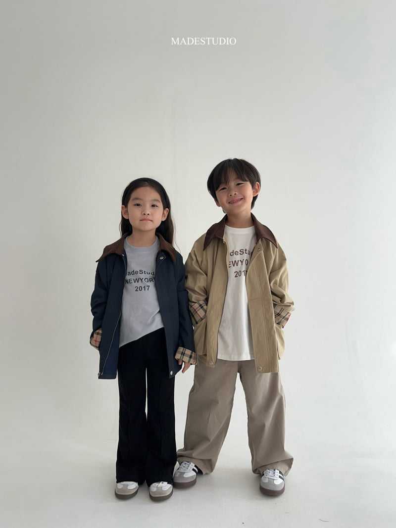 Made Studio - Korean Children Fashion - #kidsshorts - Barber Jumper - 2