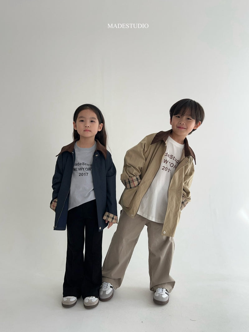 Made Studio - Korean Children Fashion - #kidsshorts - New York Basic Tee - 8