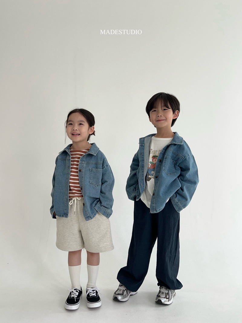 Made Studio - Korean Children Fashion - #kidsstore - Denim Jacket - 2