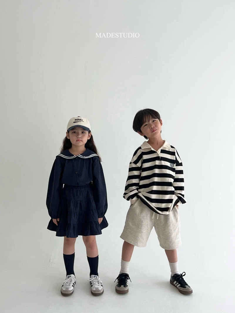 Made Studio - Korean Children Fashion - #kidzfashiontrend - Sailor Blouse - 5