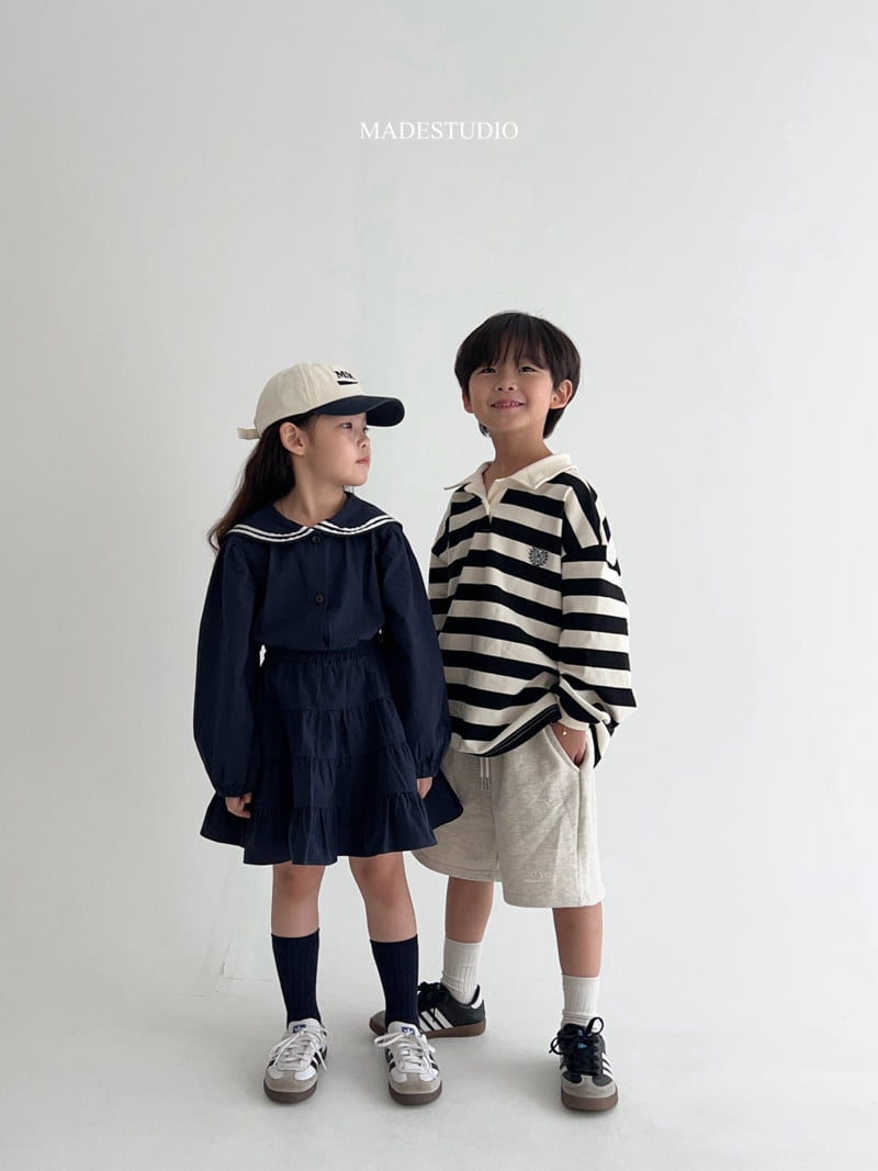 Made Studio - Korean Children Fashion - #littlefashionista - Sailor Blouse - 7