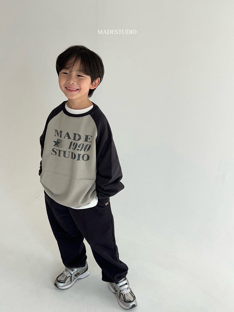 Made Studio - Korean Children Fashion - #littlefashionista - Raglan Sweatshirts - 7