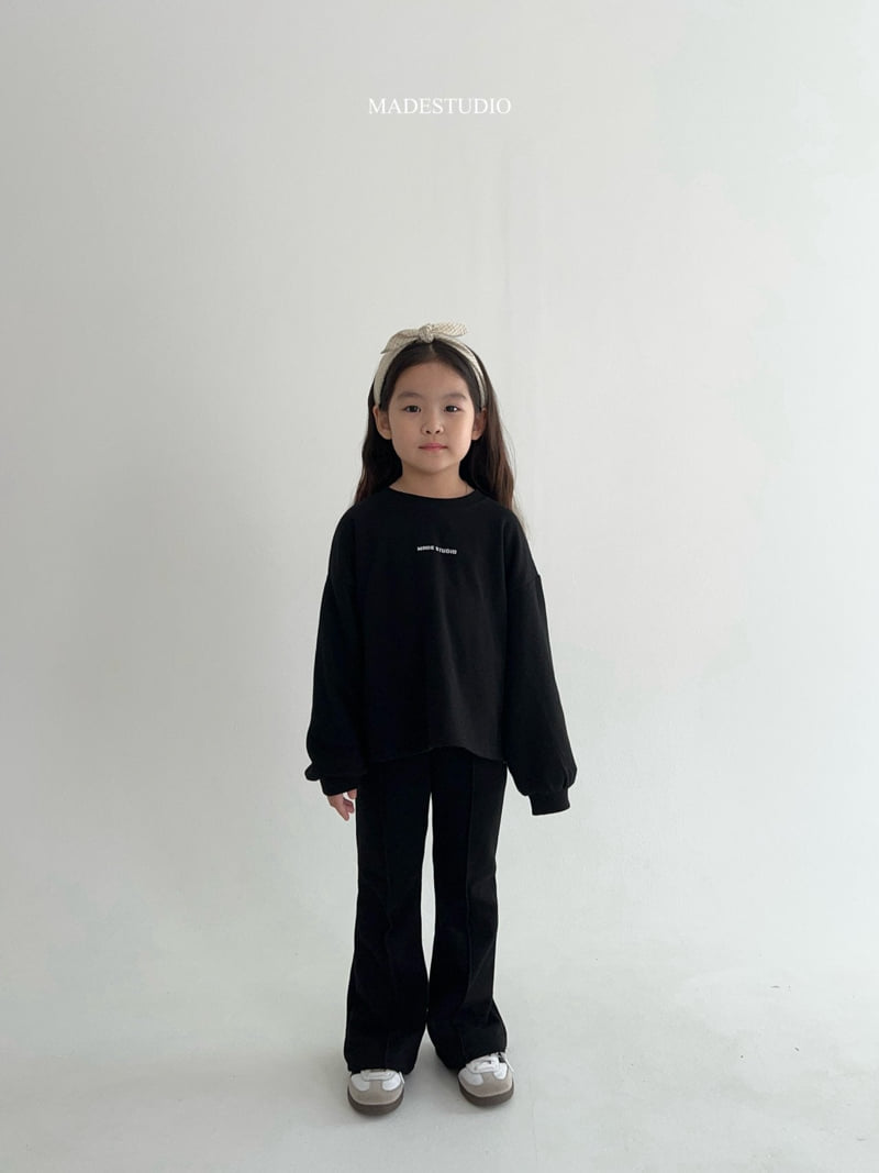 Made Studio - Korean Children Fashion - #magicofchildhood - Pintuck Bootscut Pants - 3