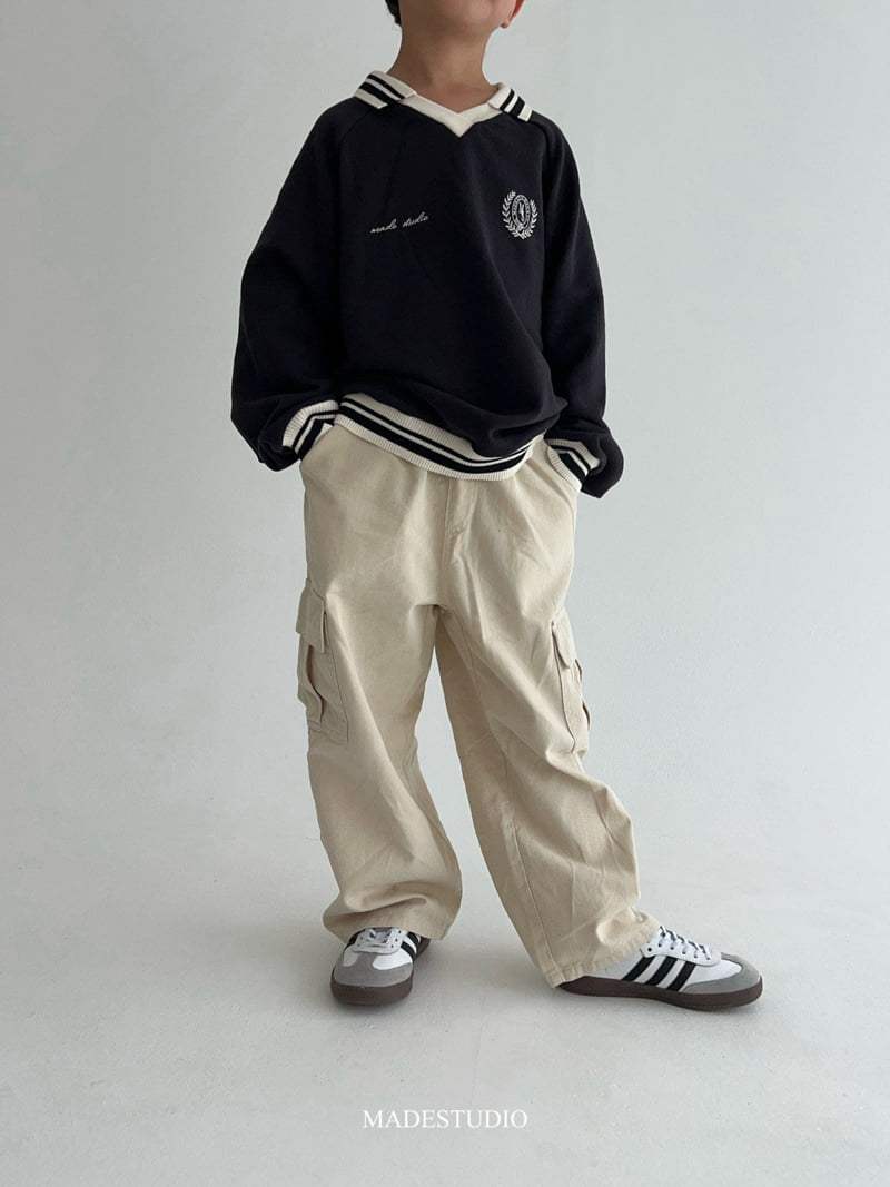 Made Studio - Korean Children Fashion - #magicofchildhood - Cotton Cargo Pants - 9