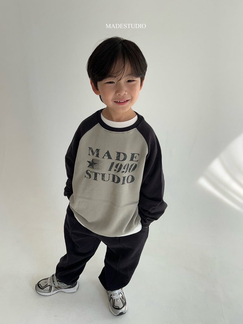 Made Studio - Korean Children Fashion - #magicofchildhood - Raglan Sweatshirts - 8