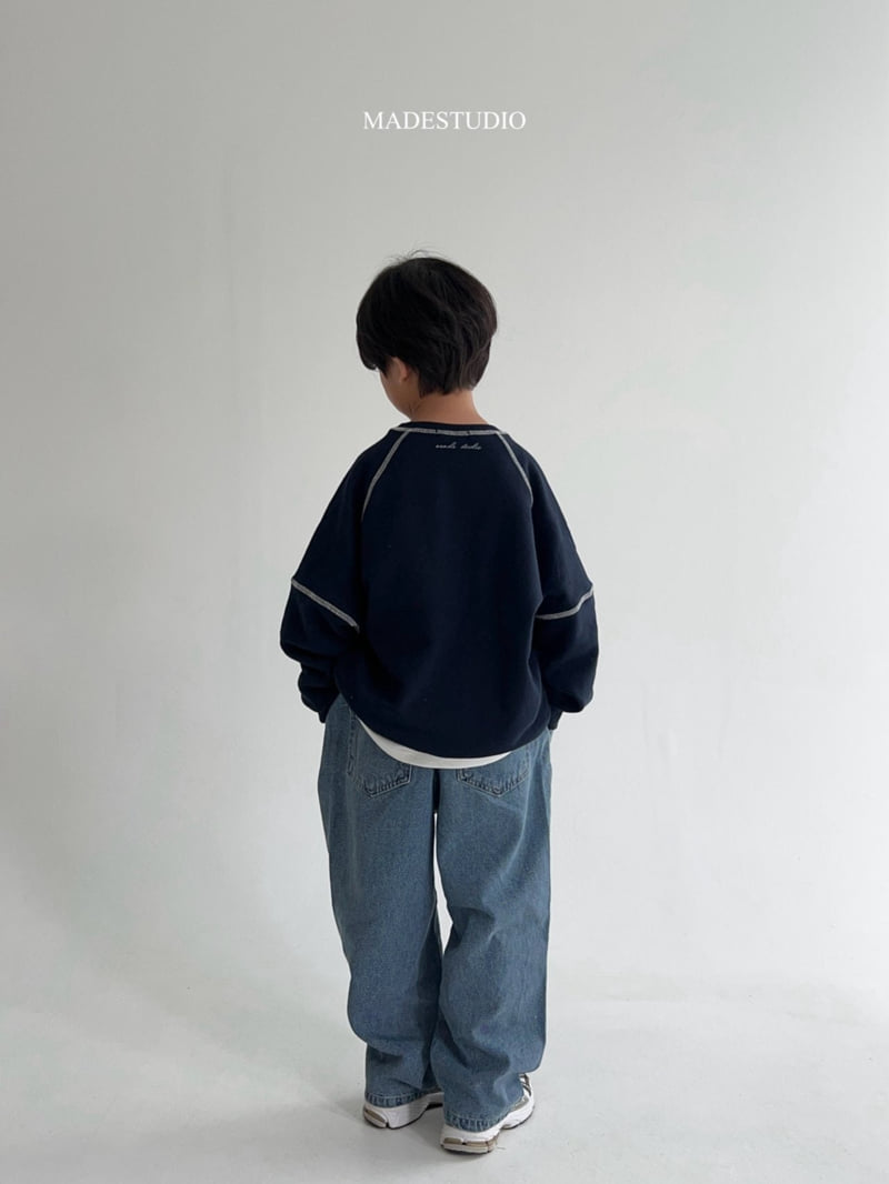 Made Studio - Korean Children Fashion - #minifashionista - Denim Pocket Pants - 12