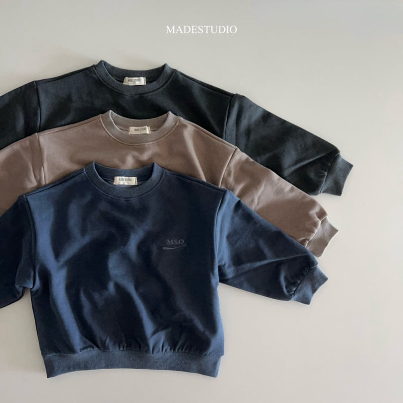 Made Studio - Korean Children Fashion - #minifashionista - Pigment Sweatshirts - 11