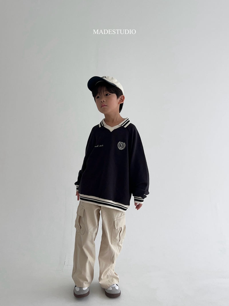 Made Studio - Korean Children Fashion - #minifashionista - Cotton Cargo Pants - 10