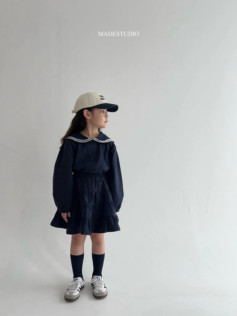 Made Studio - Korean Children Fashion - #minifashionista - Sailor Blouse - 9