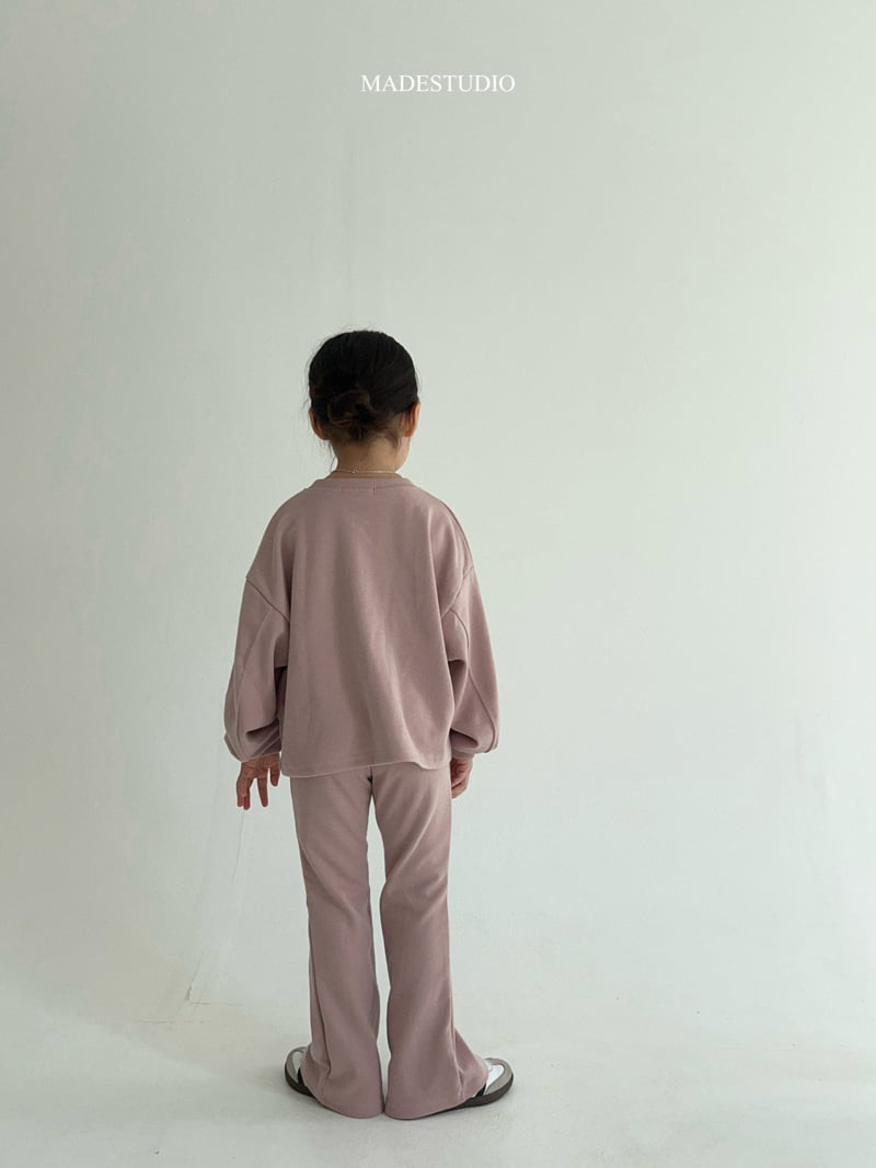 Made Studio - Korean Children Fashion - #stylishchildhood - Pintuck Bootscut Pants - 8