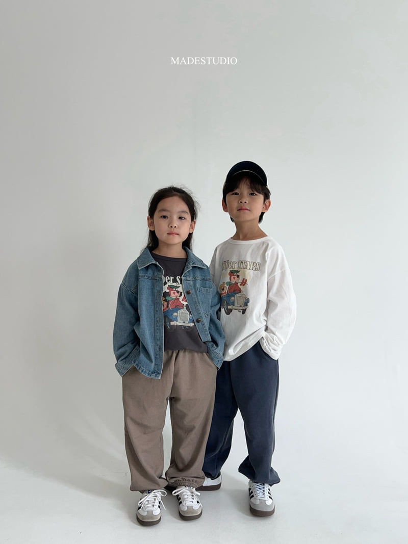 Made Studio - Korean Children Fashion - #stylishchildhood - Cartoon Tee - 2