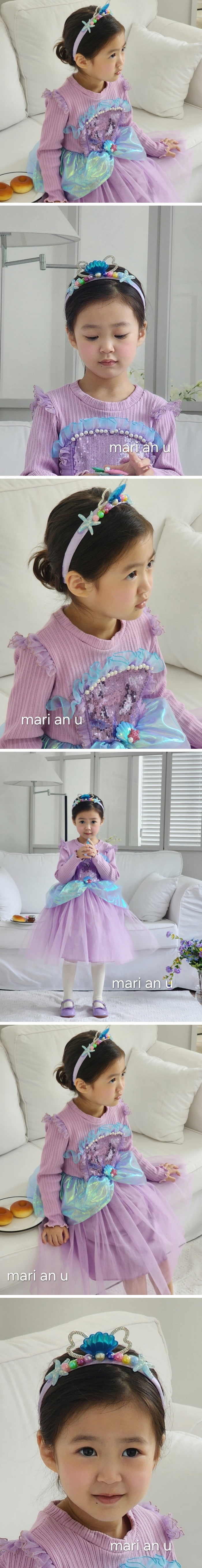 Mari An U - Korean Children Fashion - #kidsshorts - Mermaid Crown Hairband