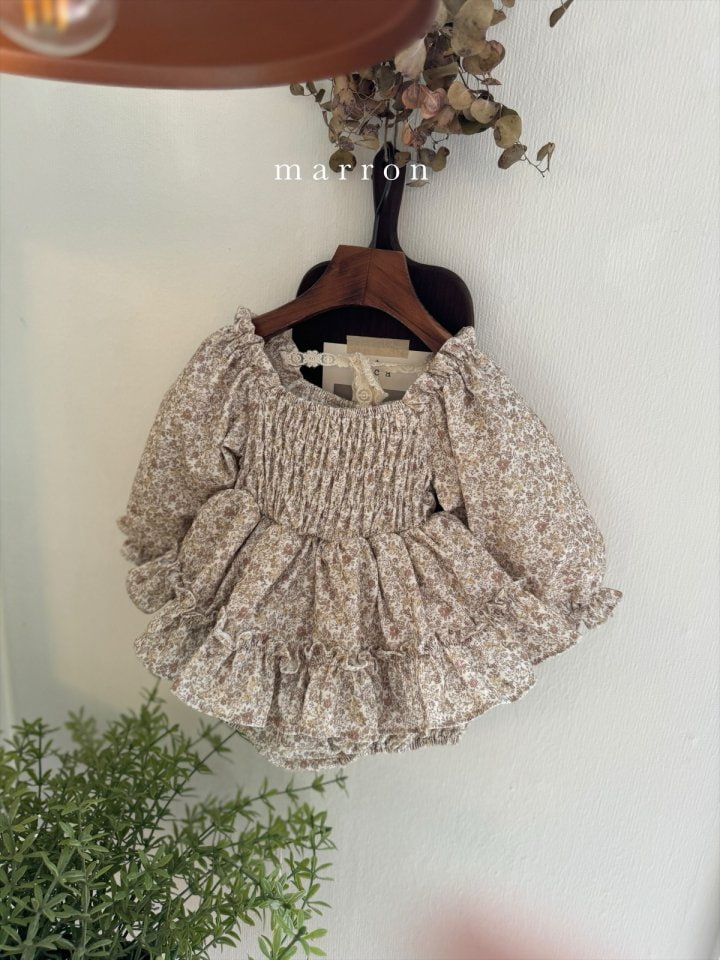 Marron - Korean Baby Fashion - #babyboutiqueclothing - Er Skirt Bodysuit - 5