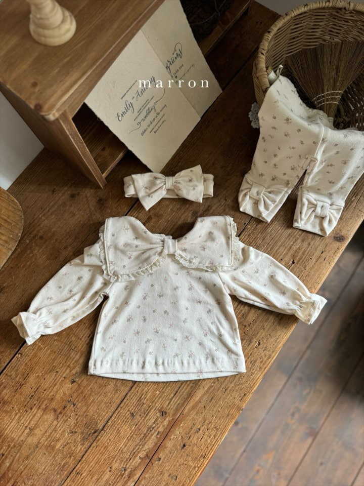 Marron - Korean Baby Fashion - #babygirlfashion - Ribbon Set - 7