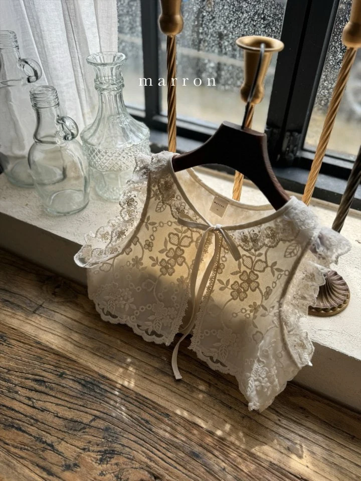 Marron - Korean Baby Fashion - #babyfever - Lace Vest - 4