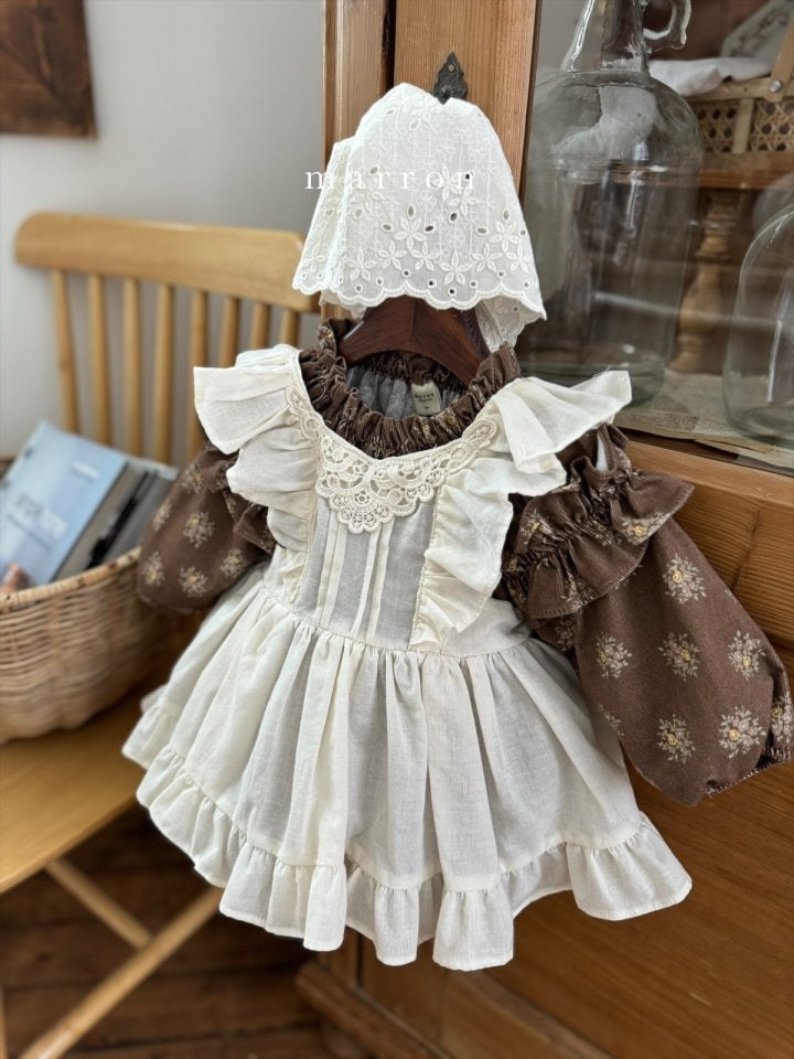 Marron - Korean Baby Fashion - #babyootd - Piona Apron - 6