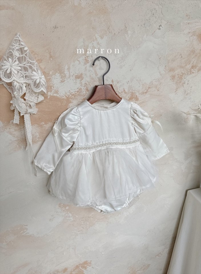 Marron - Korean Baby Fashion - #babyoutfit - Princess Bodysuit - 4