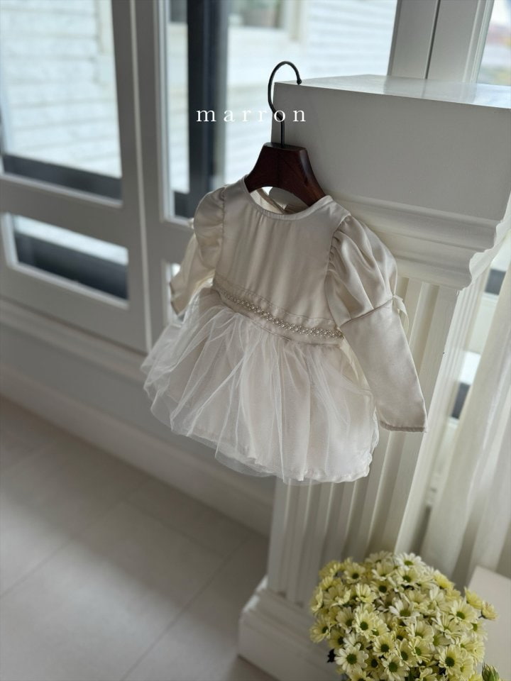 Marron - Korean Baby Fashion - #onlinebabyshop - Princess Bodysuit - 7