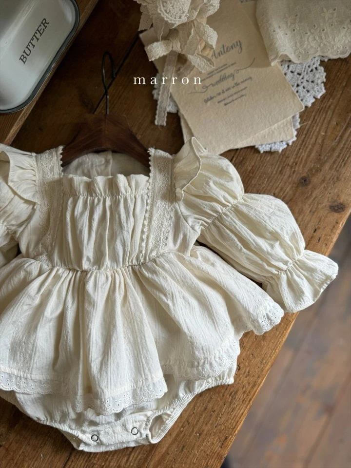 Marron - Korean Baby Fashion - #smilingbaby - Elena Bodysuit