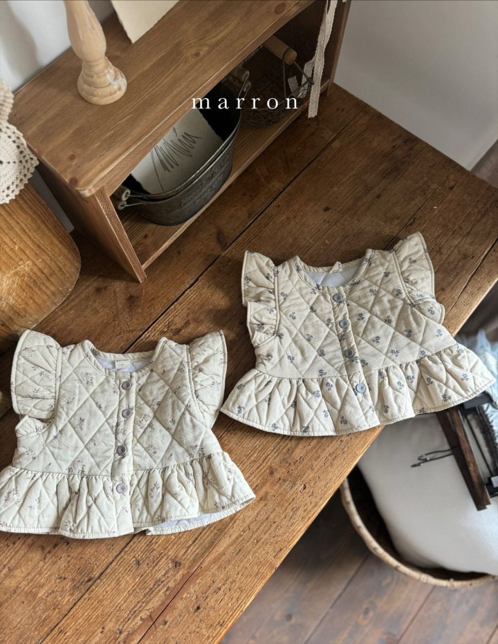 Marron - Korean Children Fashion - #Kfashion4kids - Quilting Vest