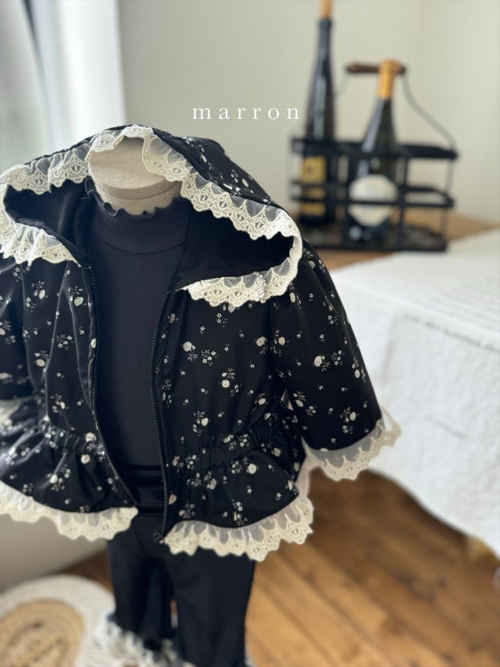 Marron - Korean Children Fashion - #childofig - Lace Windbreaker - 8