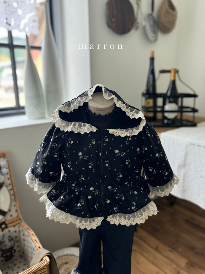 Marron - Korean Children Fashion - #childofig - Lace Windbreaker - 9