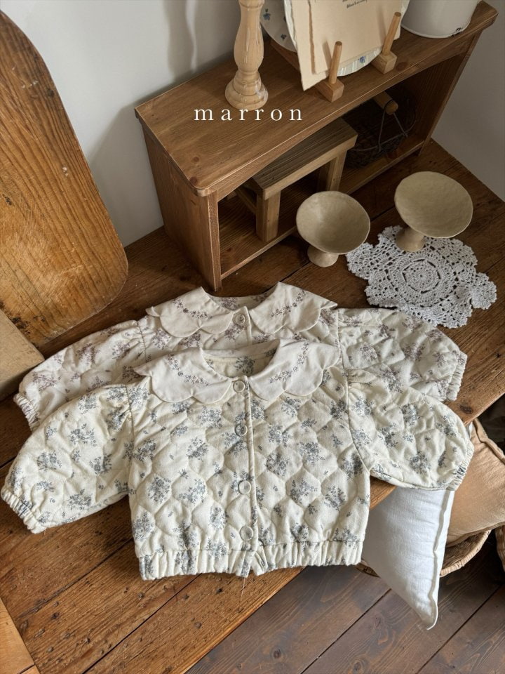 Marron - Korean Children Fashion - #childofig - Cloud Quilting Jacket - 8