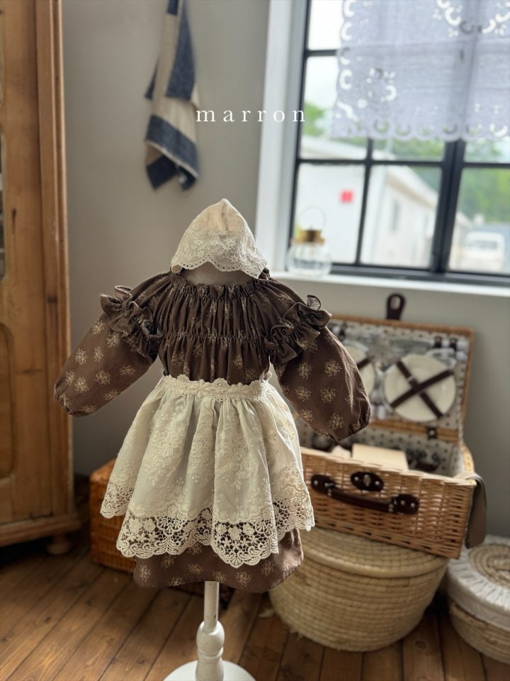 Marron - Korean Children Fashion - #childofig - Micha Dress - 8