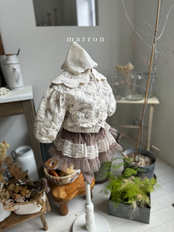 Marron - Korean Children Fashion - #designkidswear - Cloud Quilting Jacket - 10