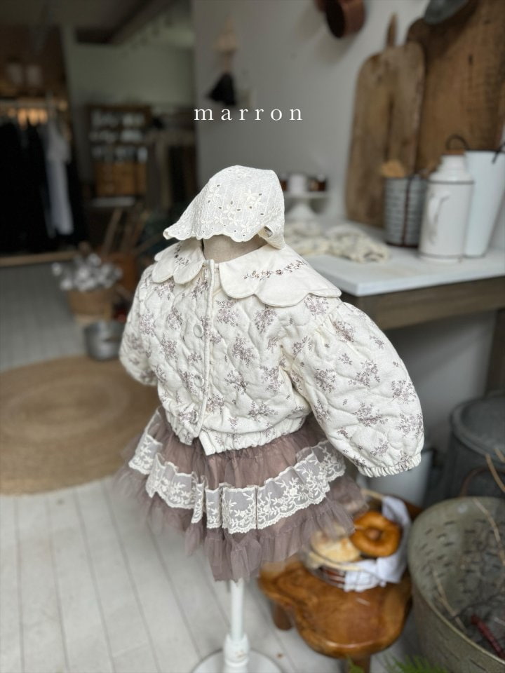 Marron - Korean Children Fashion - #discoveringself - Cloud Quilting Jacket - 11