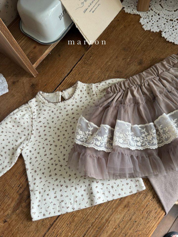 Marron - Korean Children Fashion - #discoveringself - Jelly Tee - 5