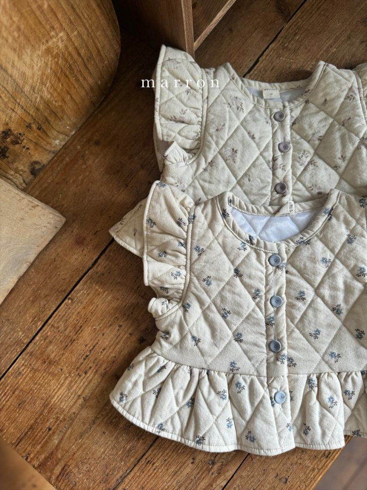 Marron - Korean Children Fashion - #fashionkids - Quilting Vest - 11