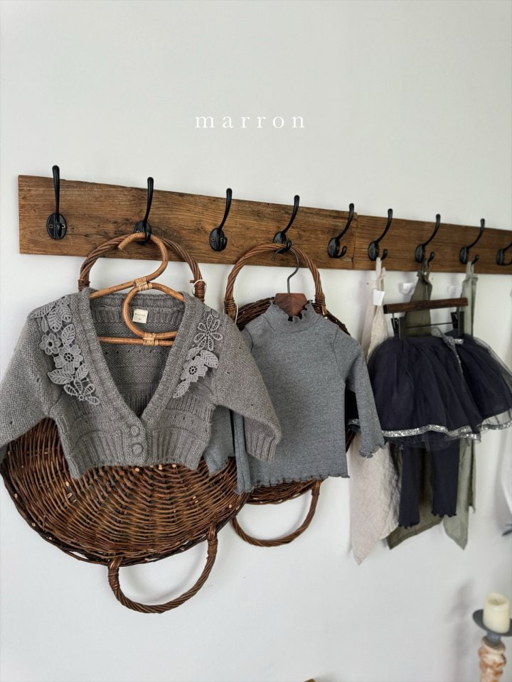 Marron - Korean Children Fashion - #kidzfashiontrend - Daily Turtleneck Tee - 7