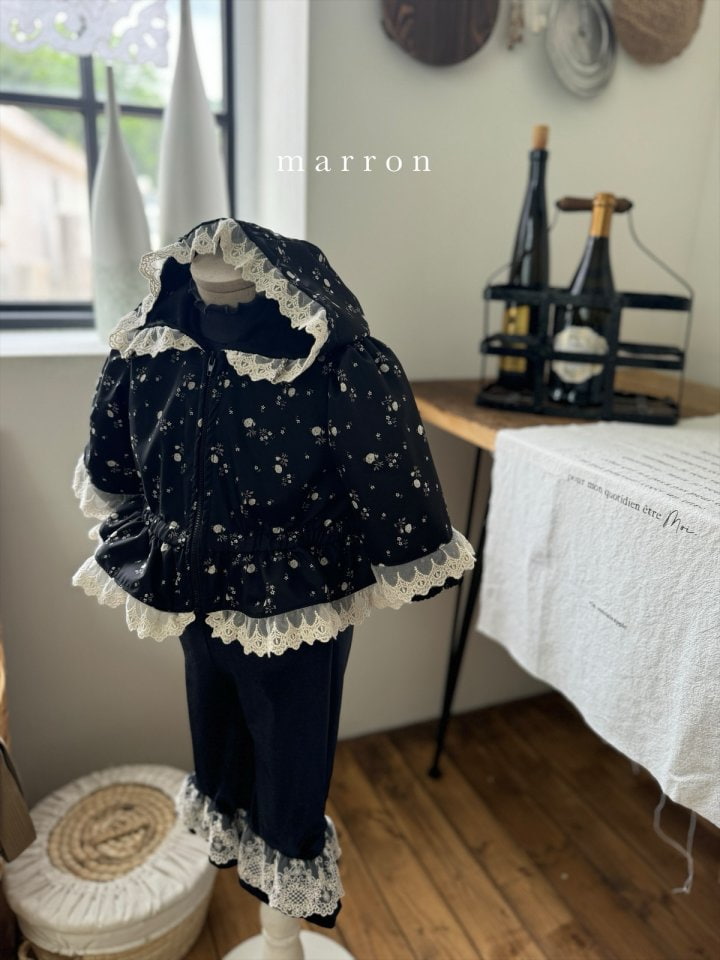 Marron - Korean Children Fashion - #prettylittlegirls - Lace Windbreaker - 7