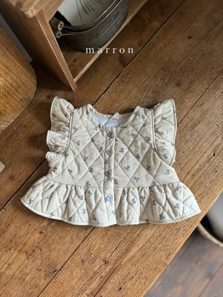 Marron - Korean Children Fashion - #prettylittlegirls - Quilting Vest - 5