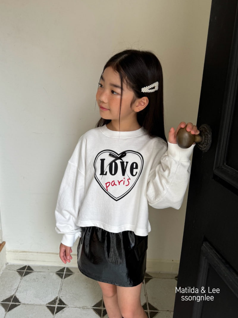 Matilda & Lee - Korean Children Fashion - #Kfashion4kids - Love Ribbon Crop Tee - 3