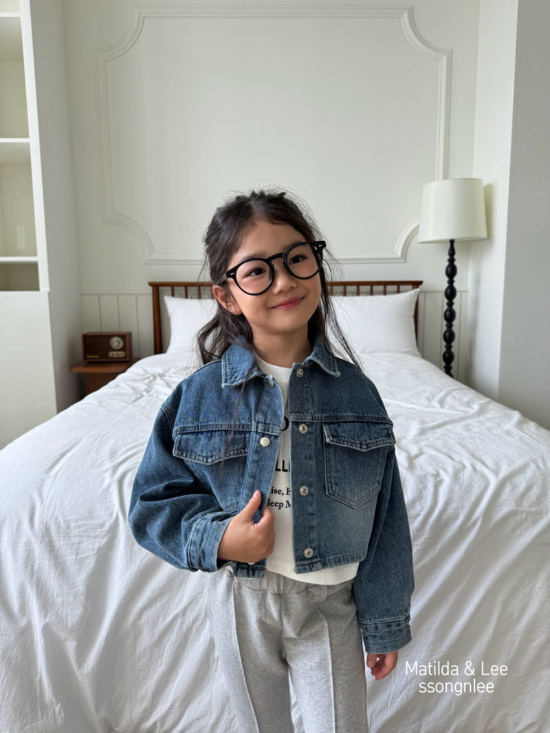 Matilda & Lee - Korean Children Fashion - #Kfashion4kids - Tilda Denim Jacket - 2