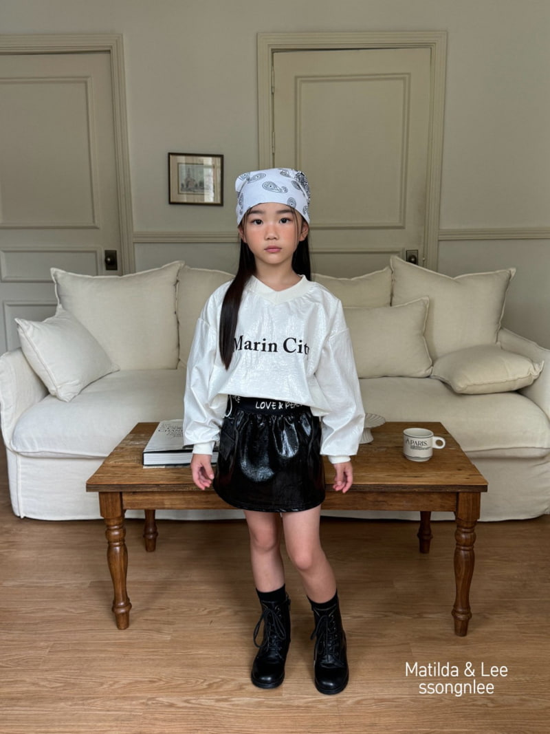 Matilda & Lee - Korean Children Fashion - #Kfashion4kids - Glove Love Banding Skirt