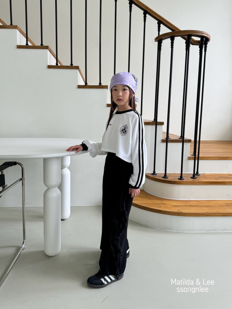 Matilda & Lee - Korean Children Fashion - #Kfashion4kids - Ribbon Piping Pants - 12