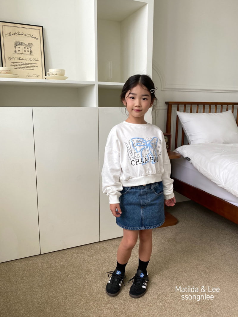 Matilda & Lee - Korean Children Fashion - #Kfashion4kids - New Heart Denim Skirt - 12