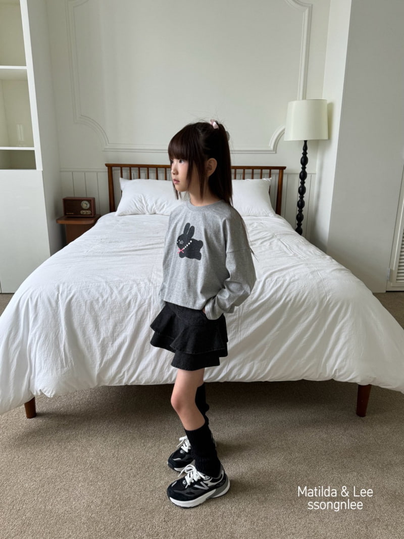 Matilda & Lee - Korean Children Fashion - #Kfashion4kids - Rabbit Crop Tee - 6