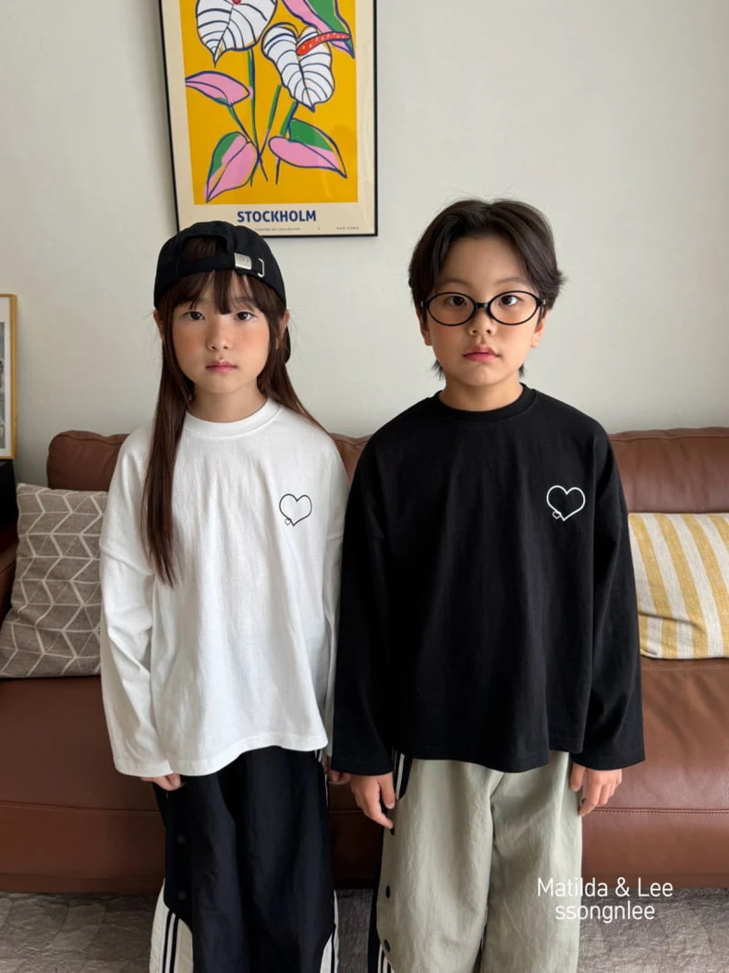 Matilda & Lee - Korean Children Fashion - #Kfashion4kids - Double Heart Tee - 8